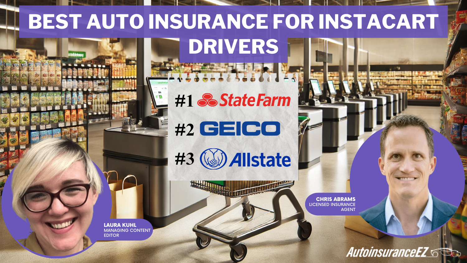 Best Auto Insurance for Instacart Drivers in 2025 (Your Guide to the Top 10 Companies)