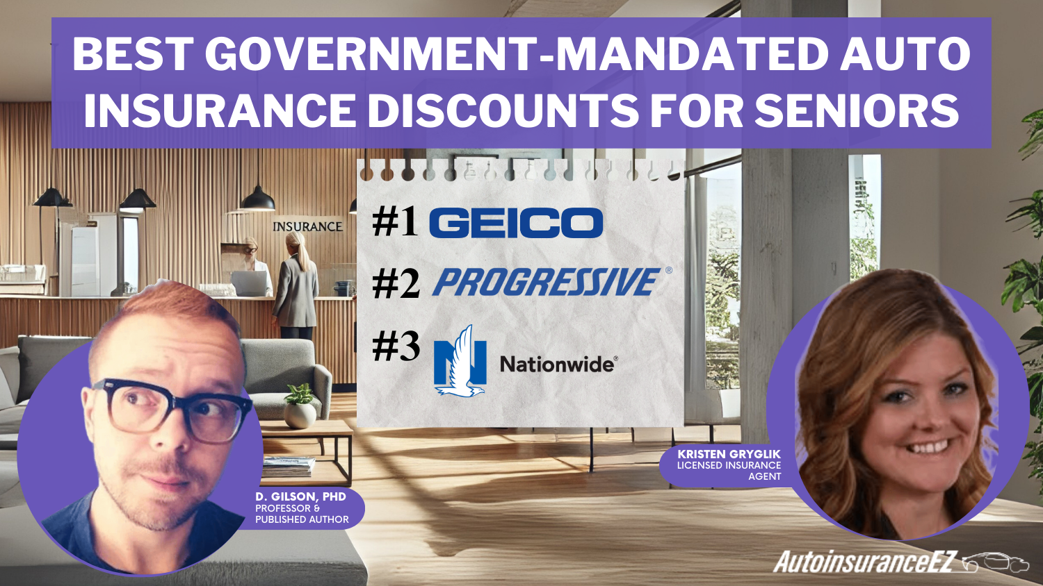 Best Government-Mandated Auto Insurance Discounts for Seniors in 2024 (Save up to 35% With These Companies)