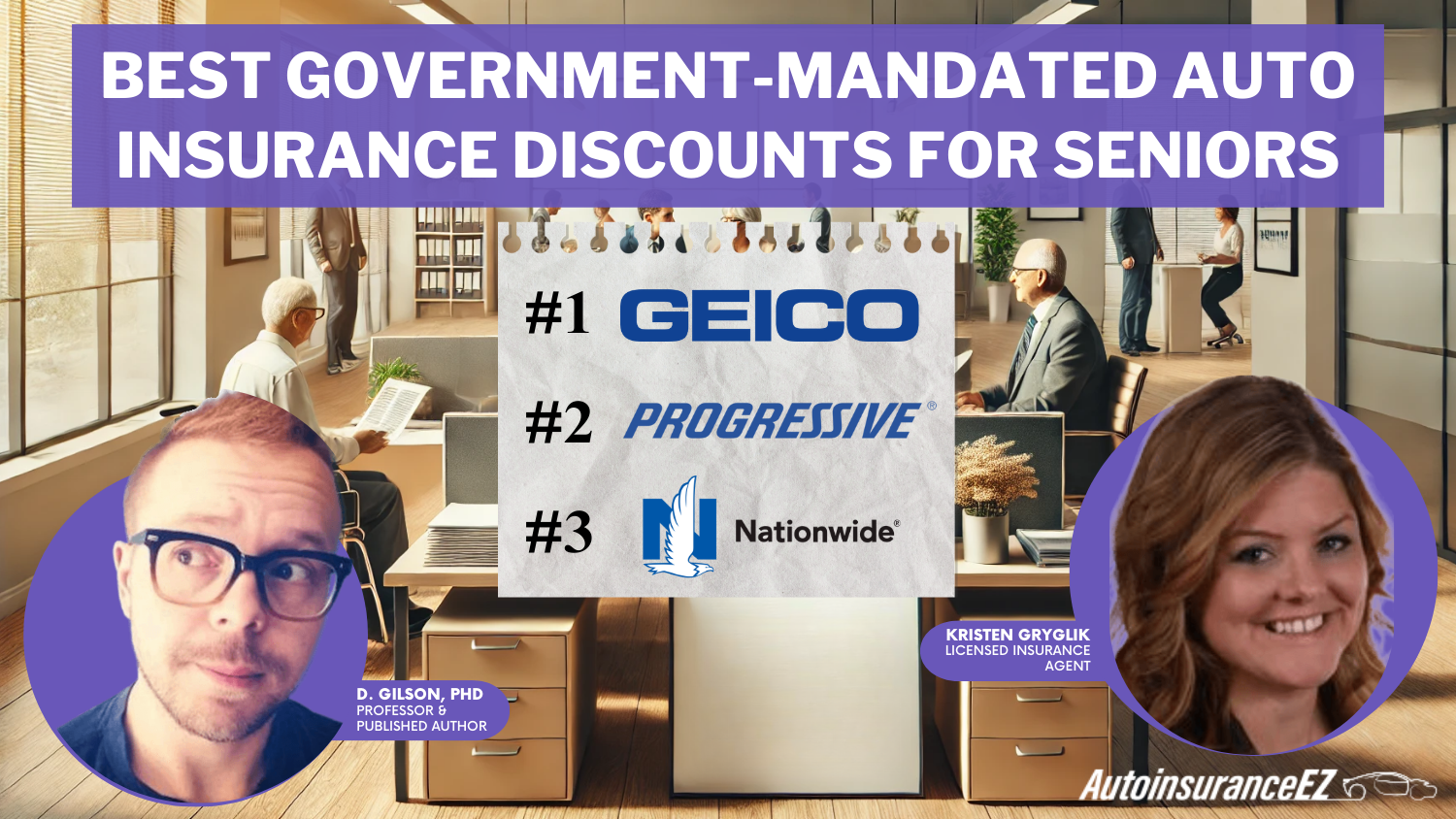 Best Government-Mandated Auto Insurance Discounts for Seniors in 2025 (Save up to 35% With These Companies)