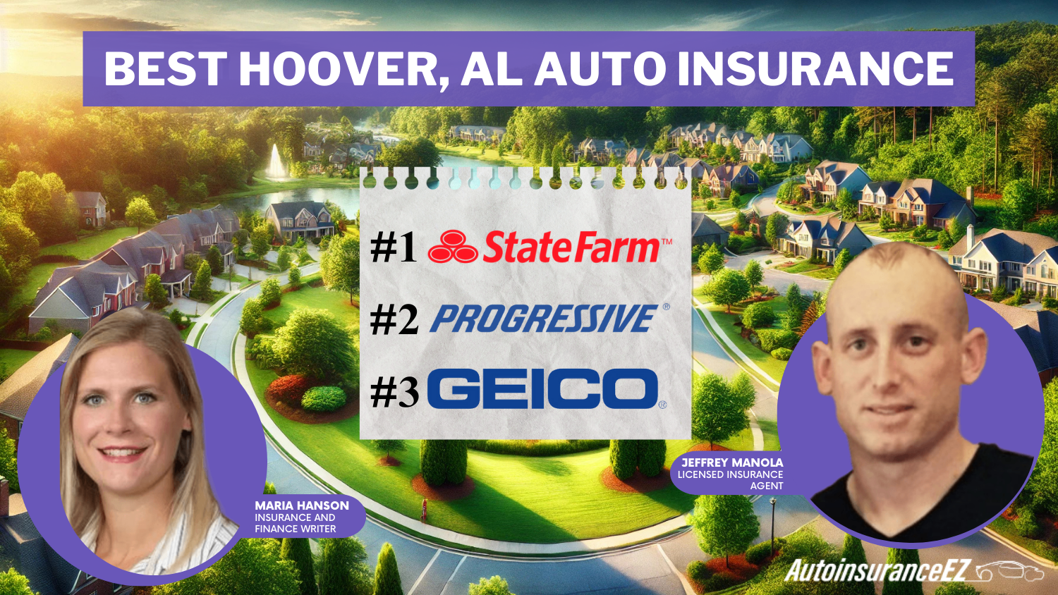 Best Hoover, AL Auto Insurance: State Farm, Progressive, and Geico