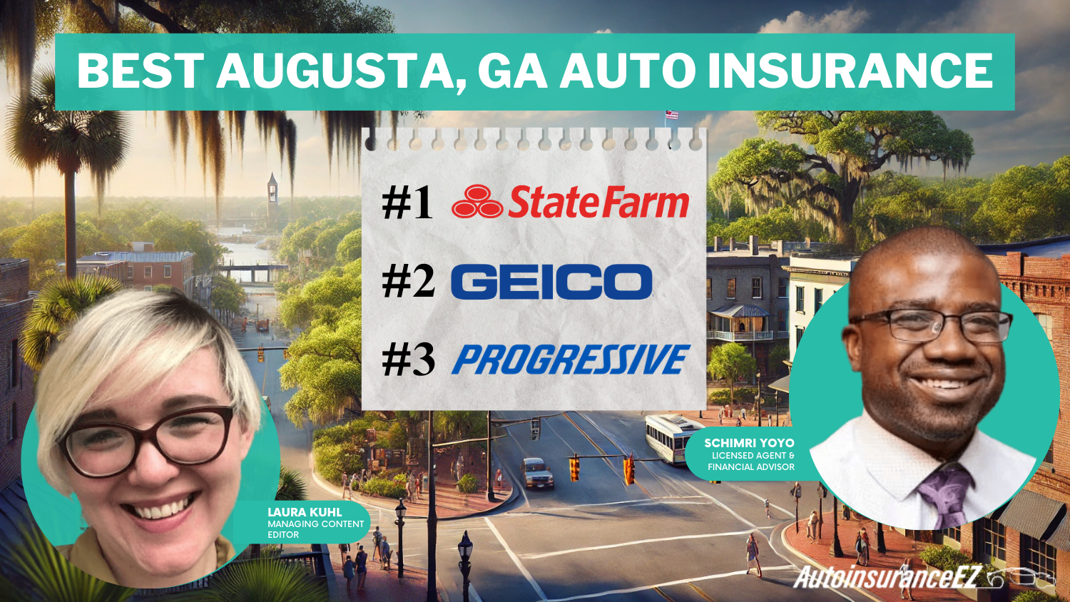 Best Augusta, GA Auto Insurance: State Farm, Geico, and Progressive