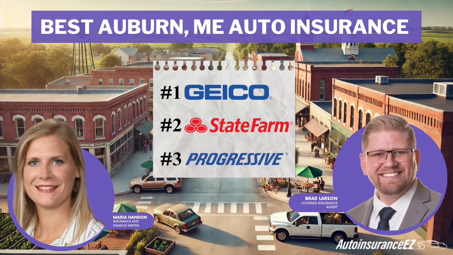 Best Auburn, Maine Auto Insurance: Geico, State Farm, and Progressive