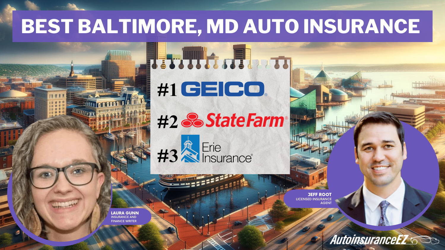 Best Baltimore, MD Auto Insurance: Geico, State Farm, and Erie