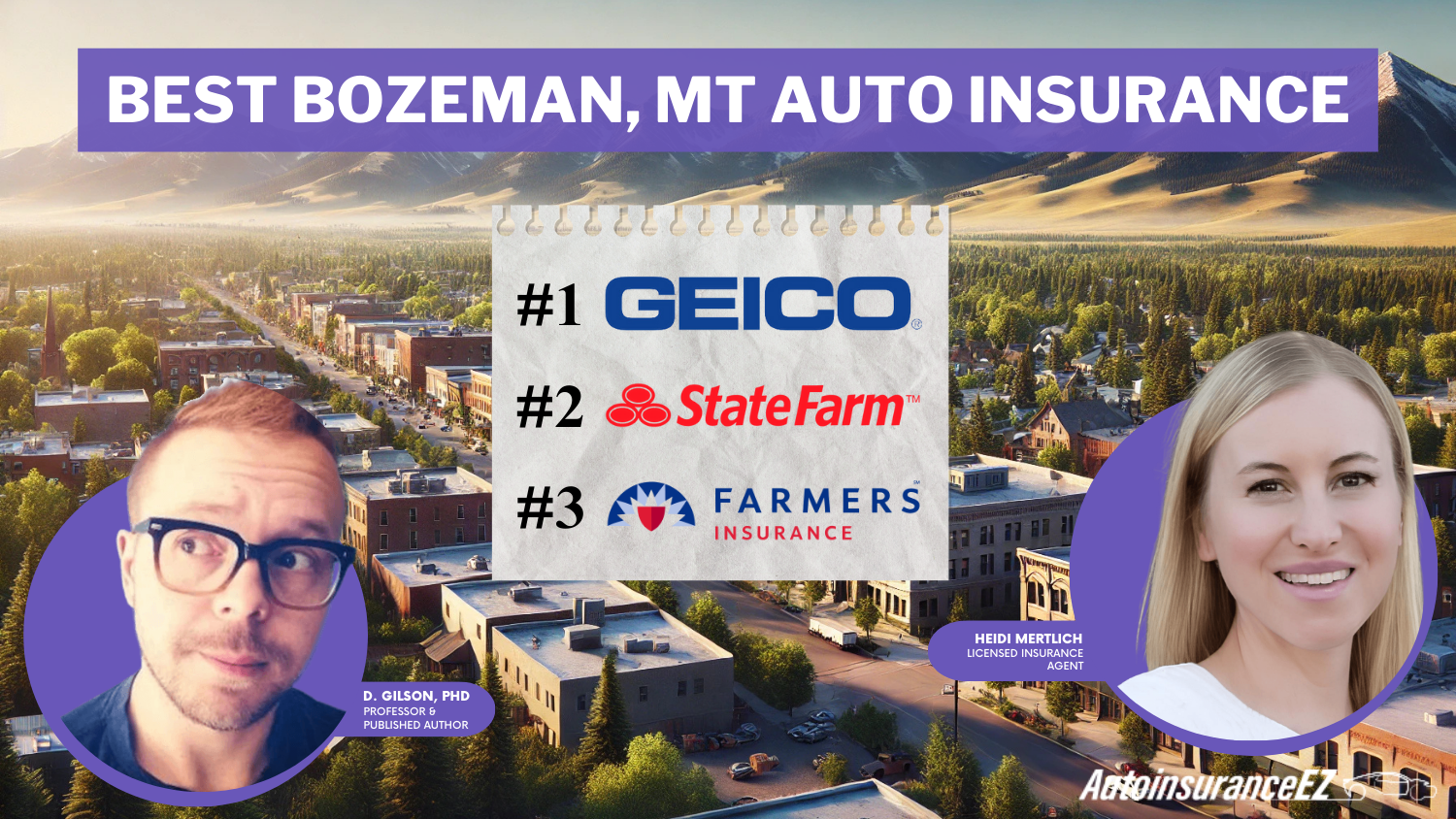 Best Bozeman, MT Auto Insurance: Geico, State Farm, and Farmers