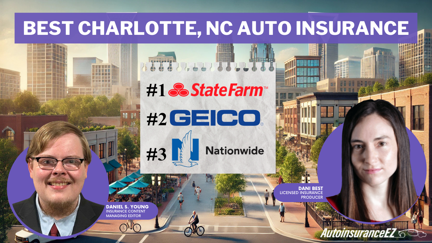 State Farm, Geico and Nationwide: Best Charlotte, NC Auto Insurance