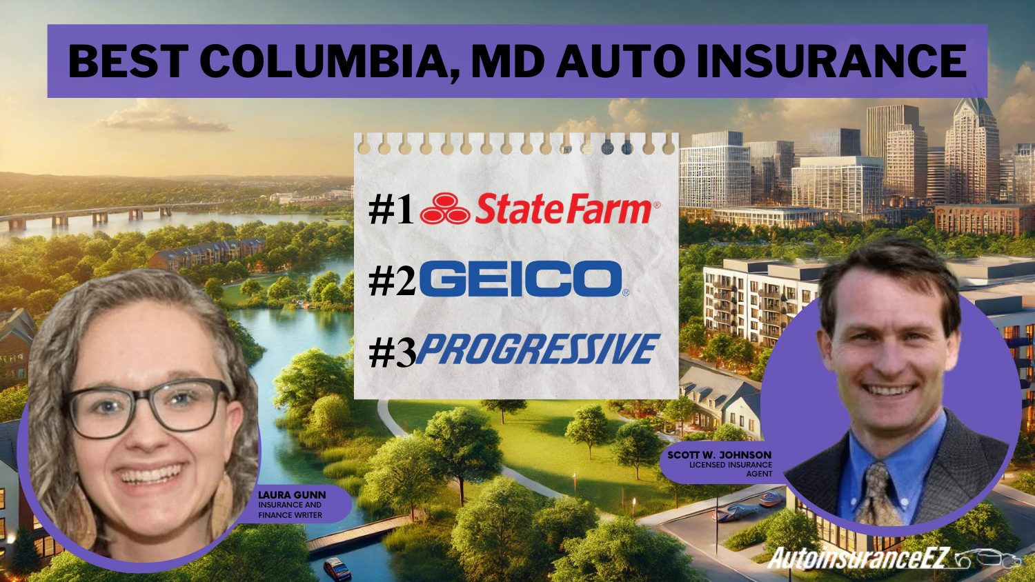 Best Columbia, MD Auto Insurance: State Farm, Geico, and Progressive