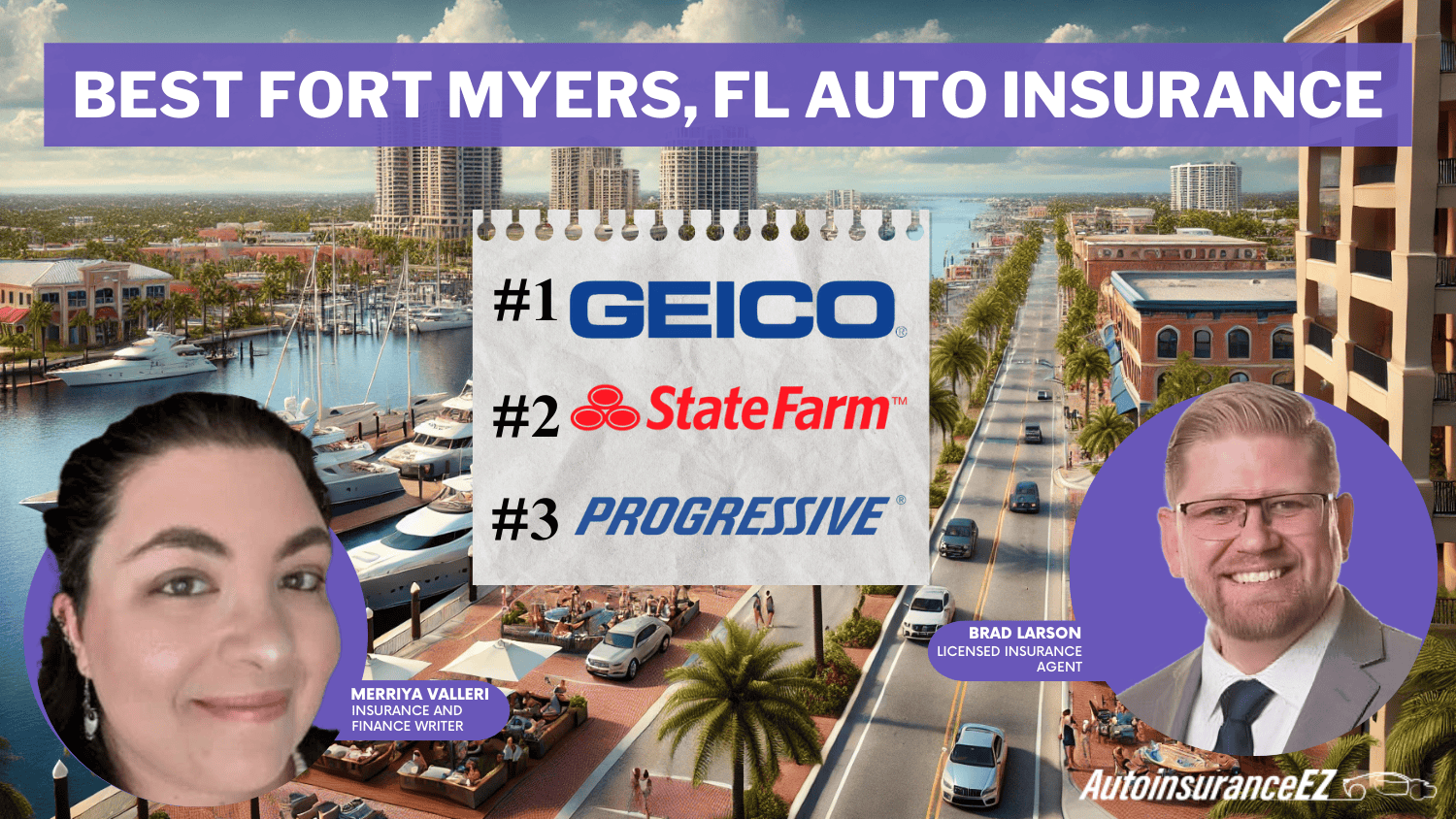 Best Fort Myers, FL Auto Insurance: Geico, State Farm, and Progressive