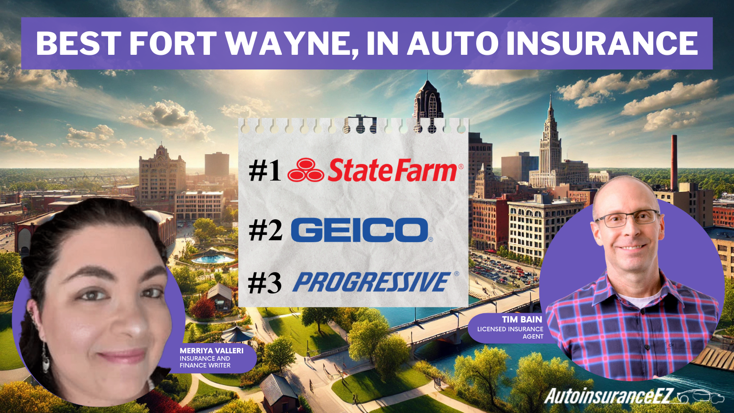 Best Fort Wayne, IN Auto Insurance: State Farm, Geico, and Progressive