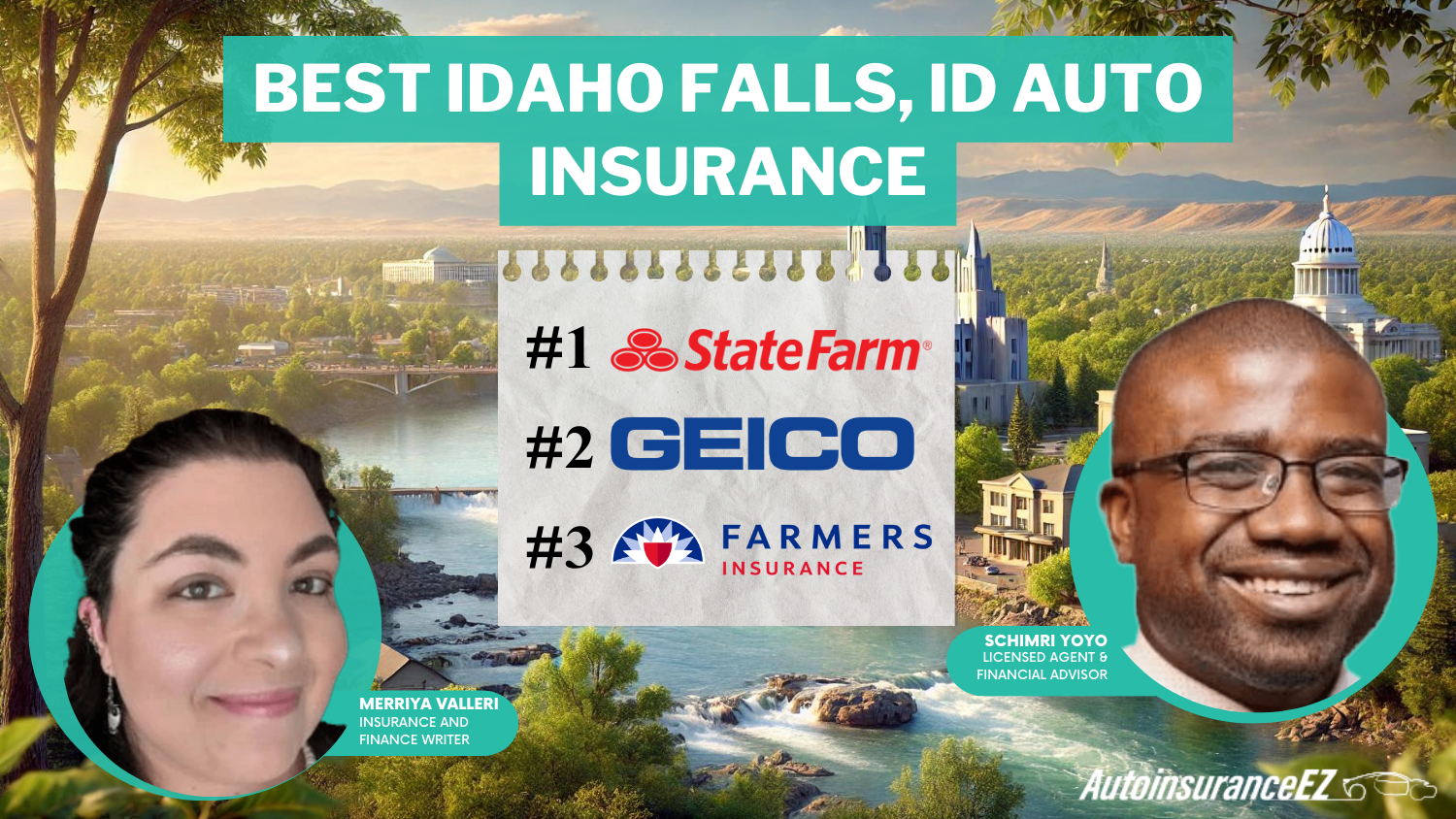 State Farm, Geico, and Farmers: Best Idaho Falls, ID auto insurance