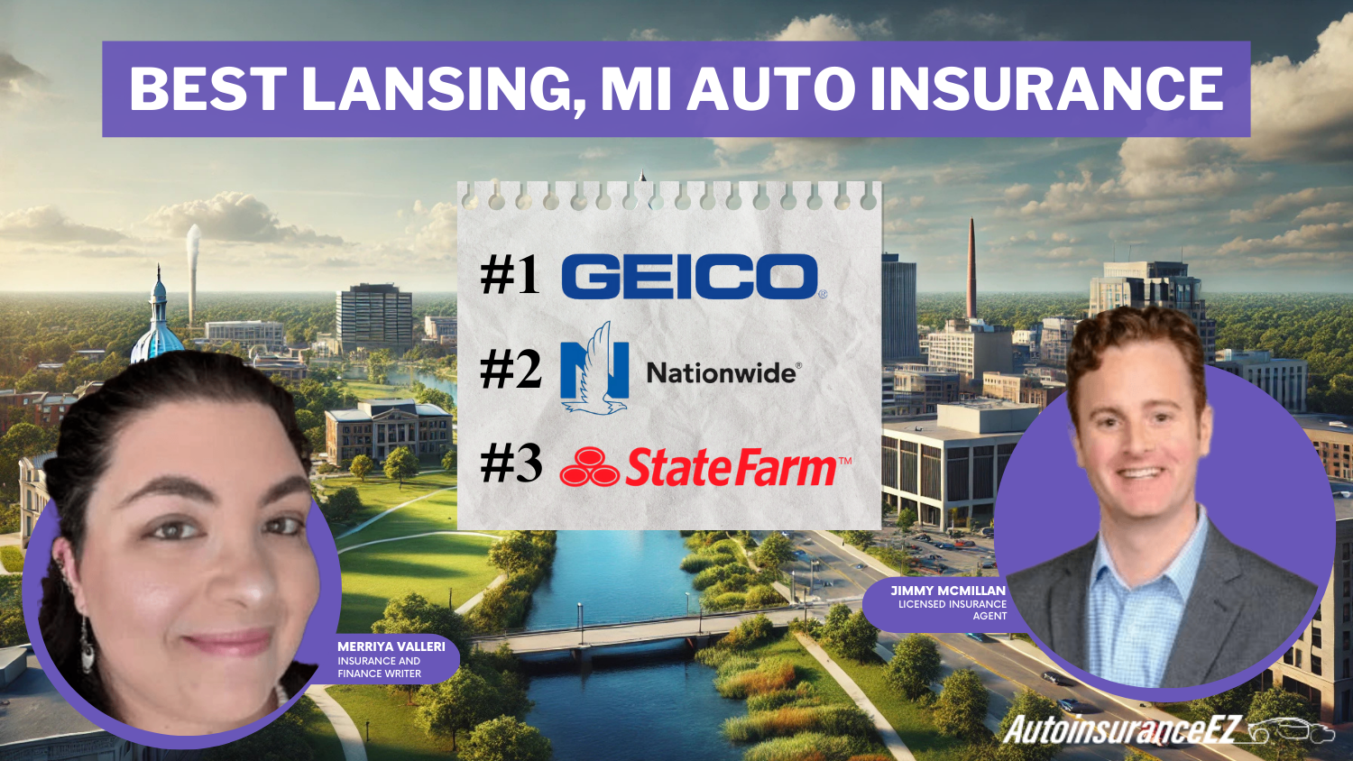 Geico, Nationwide, and State Farm: Best Lansing, MI Auto Insurance