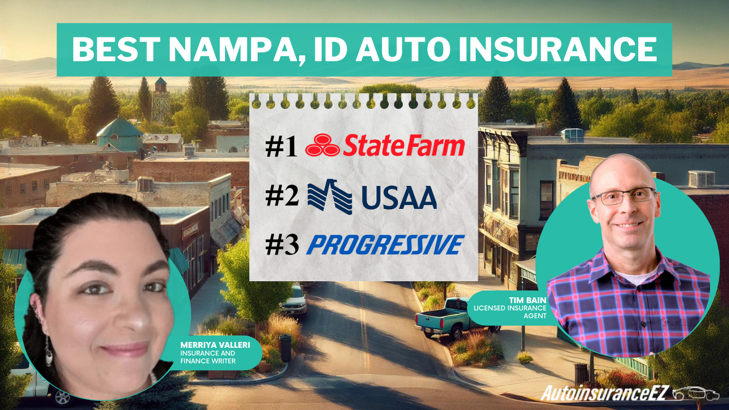 State Farm, USAA, and Progressive: Best Nampa, ID Auto Insurance