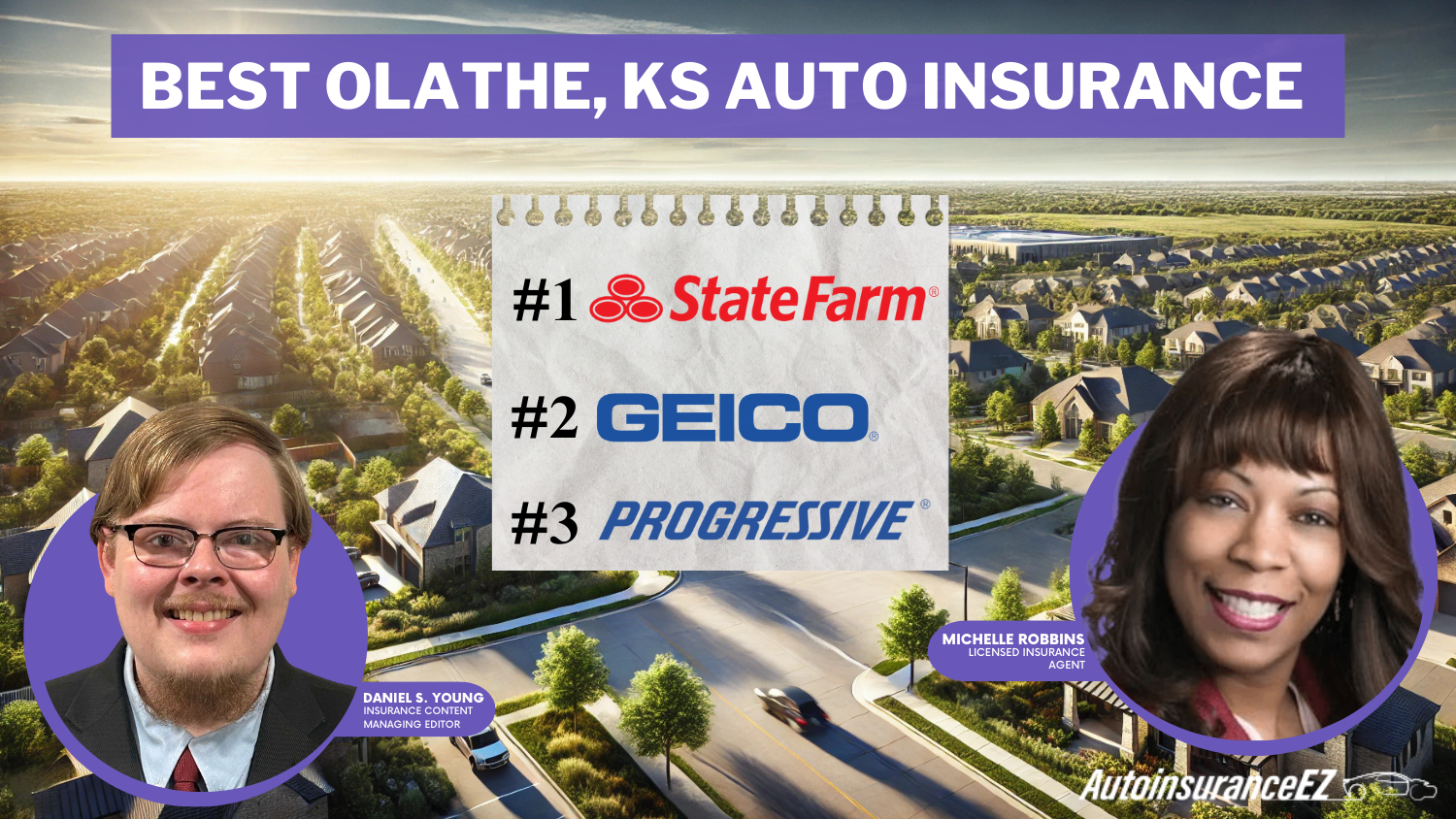 Best Olathe, KS Auto Insurance: State Farm, Geico, and Progressive