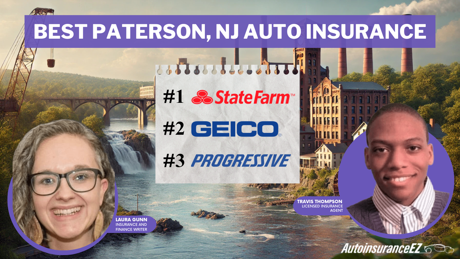 State Farm, Geico, and Progressive: Best Newark, NJ Auto Insurance