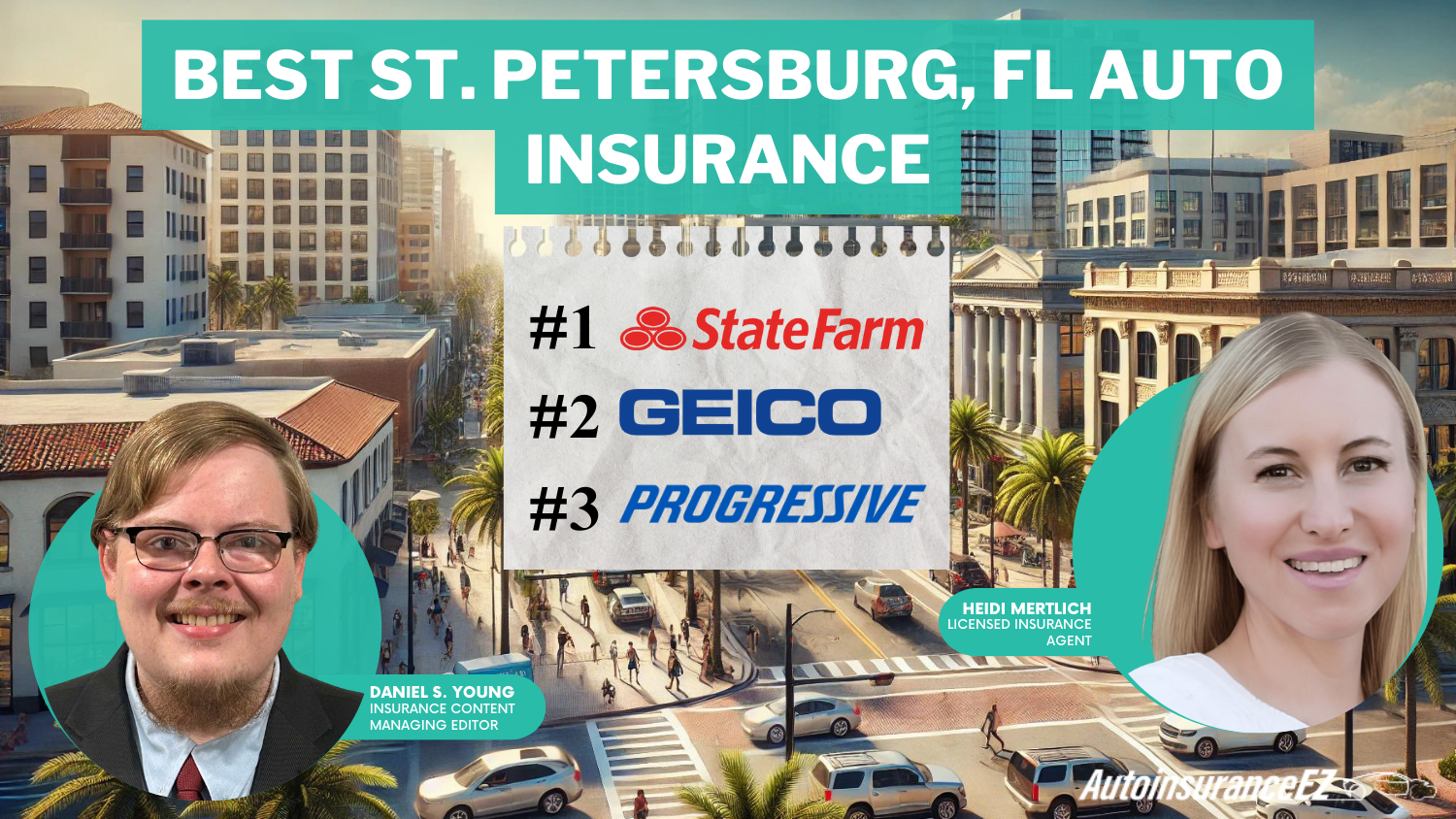 best St. Petersburg, FL auto insurance: State Farm, Geico, and Progressive