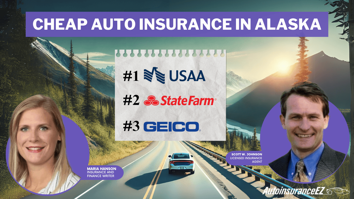 USAA, State Farm, and Geico: Cheap Auto Insurance in Alaska