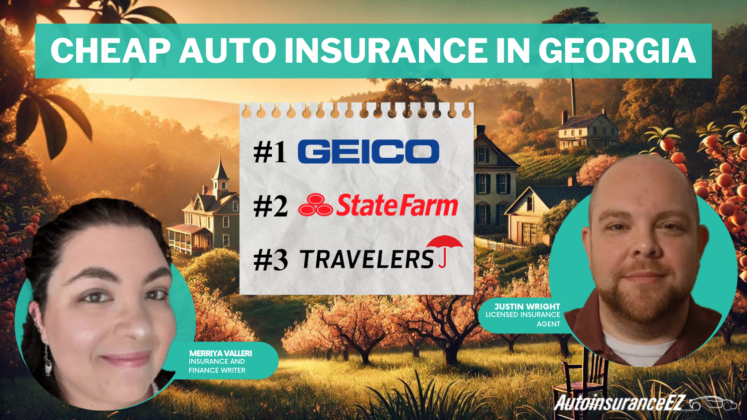 Cheap Auto Insurance in Georgia: Geico, State Farm, and Travelers