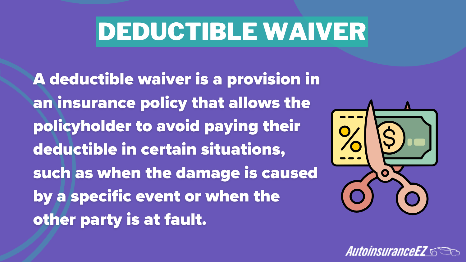 Best Butte, MT Auto Insurance: Deductible Waiver Definition Card