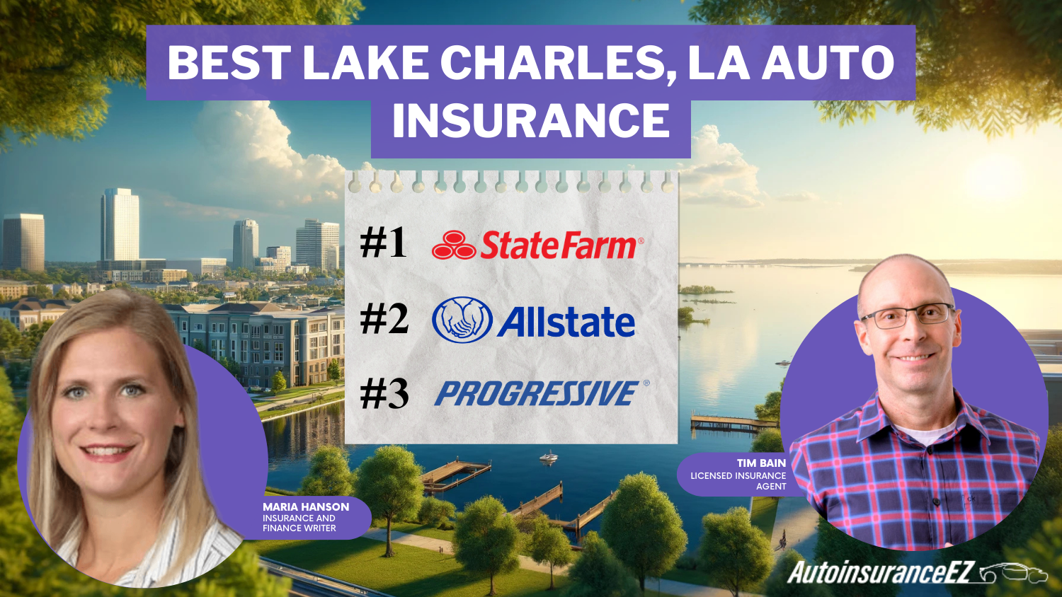 Best Lake Charles, LA Auto Insurance: State Farm, Allstate & Progressive