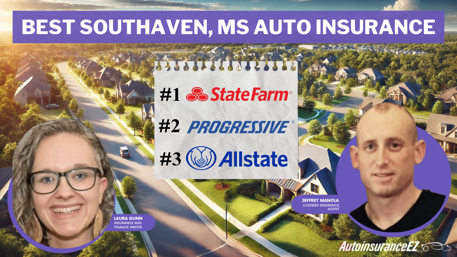 State Farm, Progressive, and Allstate: Best Southaven, MS auto insurance