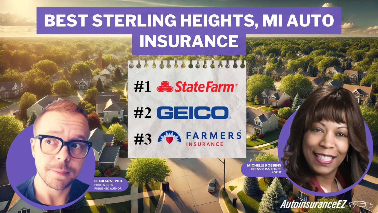 State Farm, Geico, and Farmers: Best Sterling Heights, MI Auto Insurance