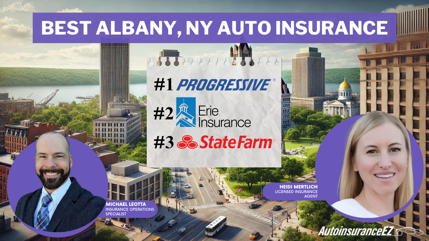 Best Albany, NY Auto Insurance: Progressive, Erie, State Farm