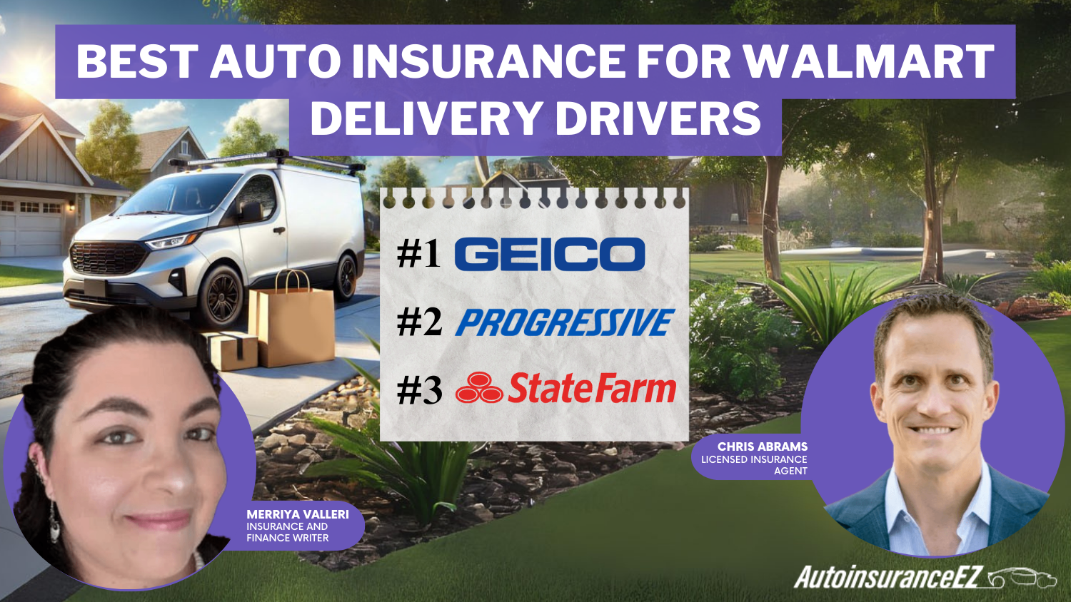 Best Auto Insurance for Walmart Delivery Drivers: Geico Progressive State Farm