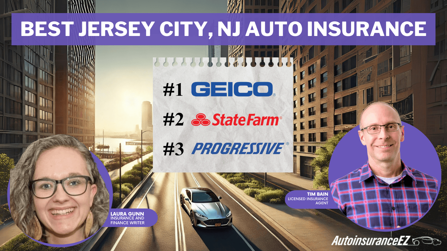 Best Jersey City, NJ Auto Insurance: Geico, State Farm, and Progressive