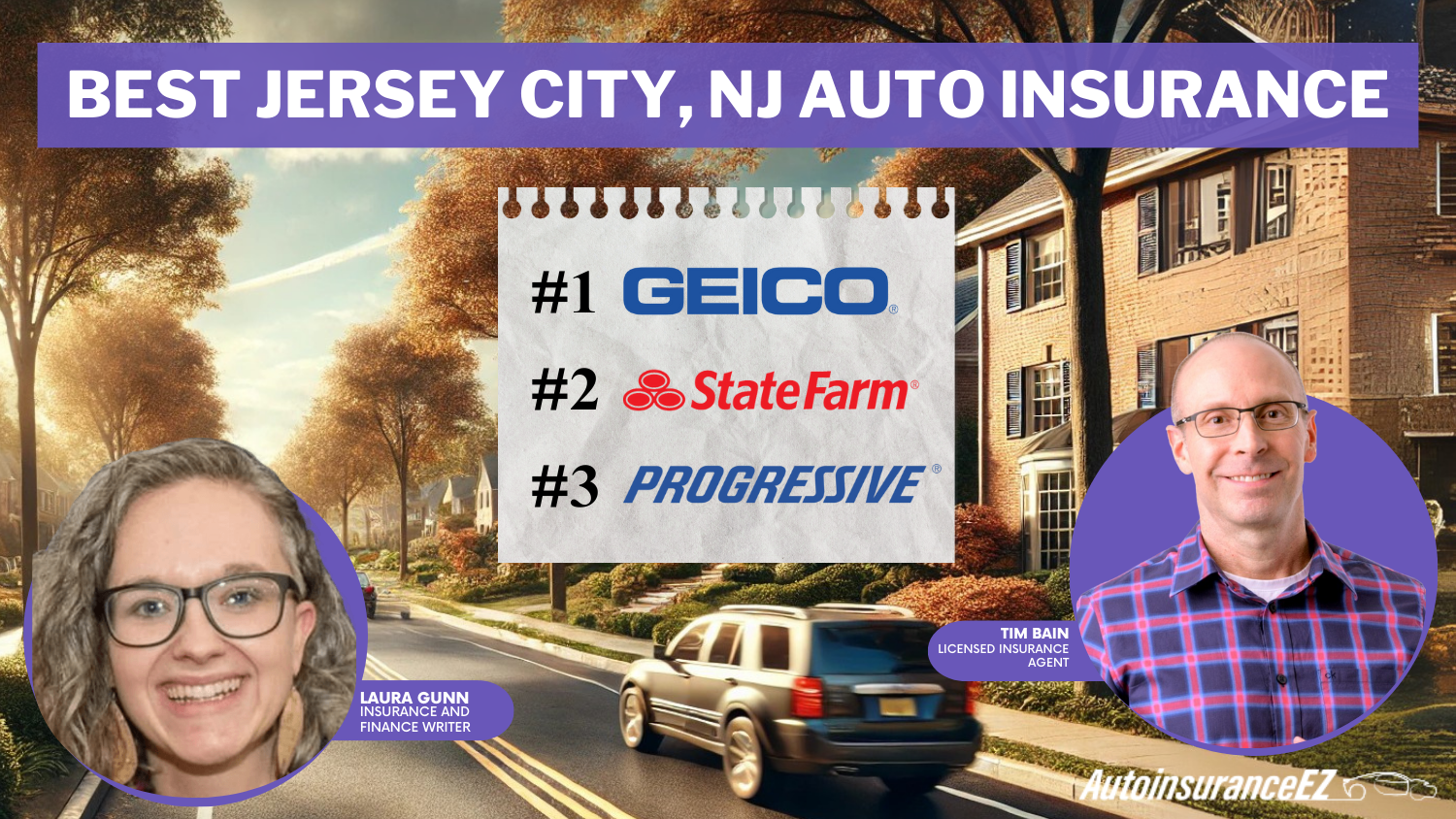 Best Jersey City, NJ Auto Insurance: Geico, State Farm, and Progressive