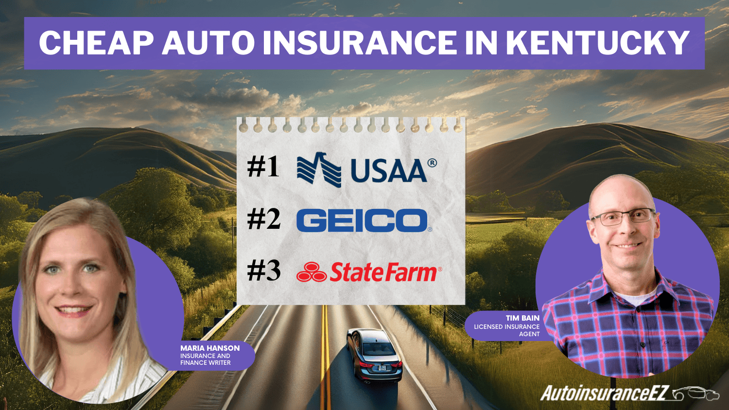 USAA, Geico, and State Farm: Cheap Auto Insurance in Kentucky