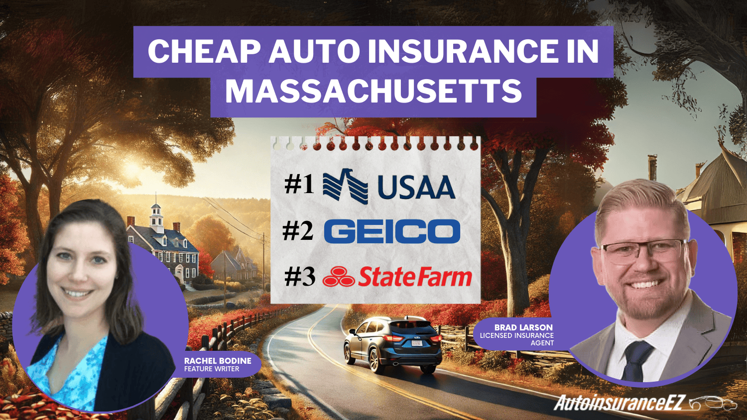 USAA, Geico, and State Farm: Cheap Auto Insurance in Massachusetts