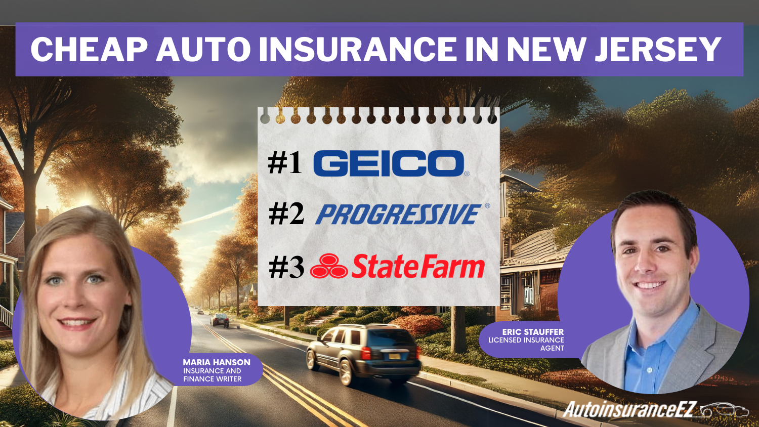 Geico, Progressive, and State Farm: Cheap Auto Insurance in New Jersey