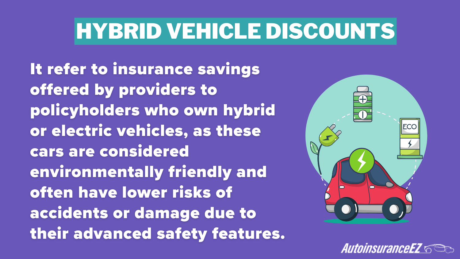 Best Providence, RI Auto Insurance: Hybrid Vehicle Discounts Definition Card