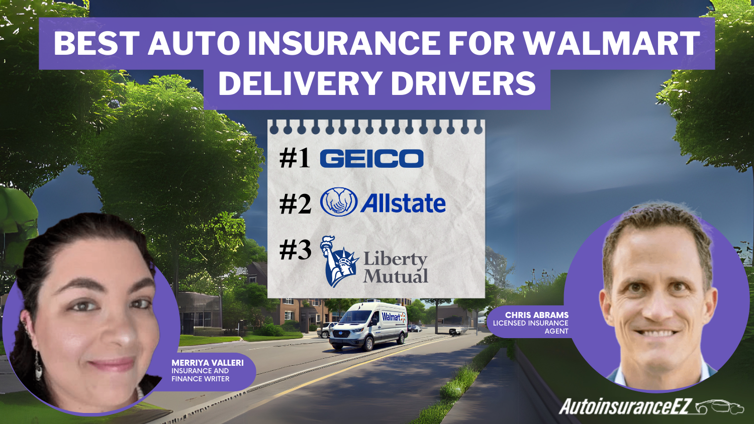 Best Auto Insurance for Walmart Delivery Drivers: Geico, Allstate, Liberty Manual