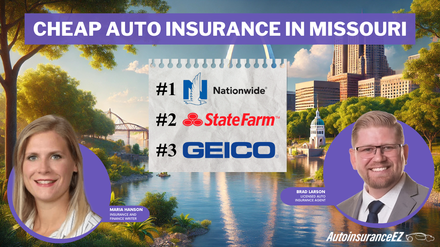 Nationwide, State Farm, and Geico: Cheap auto insurance in Missouri