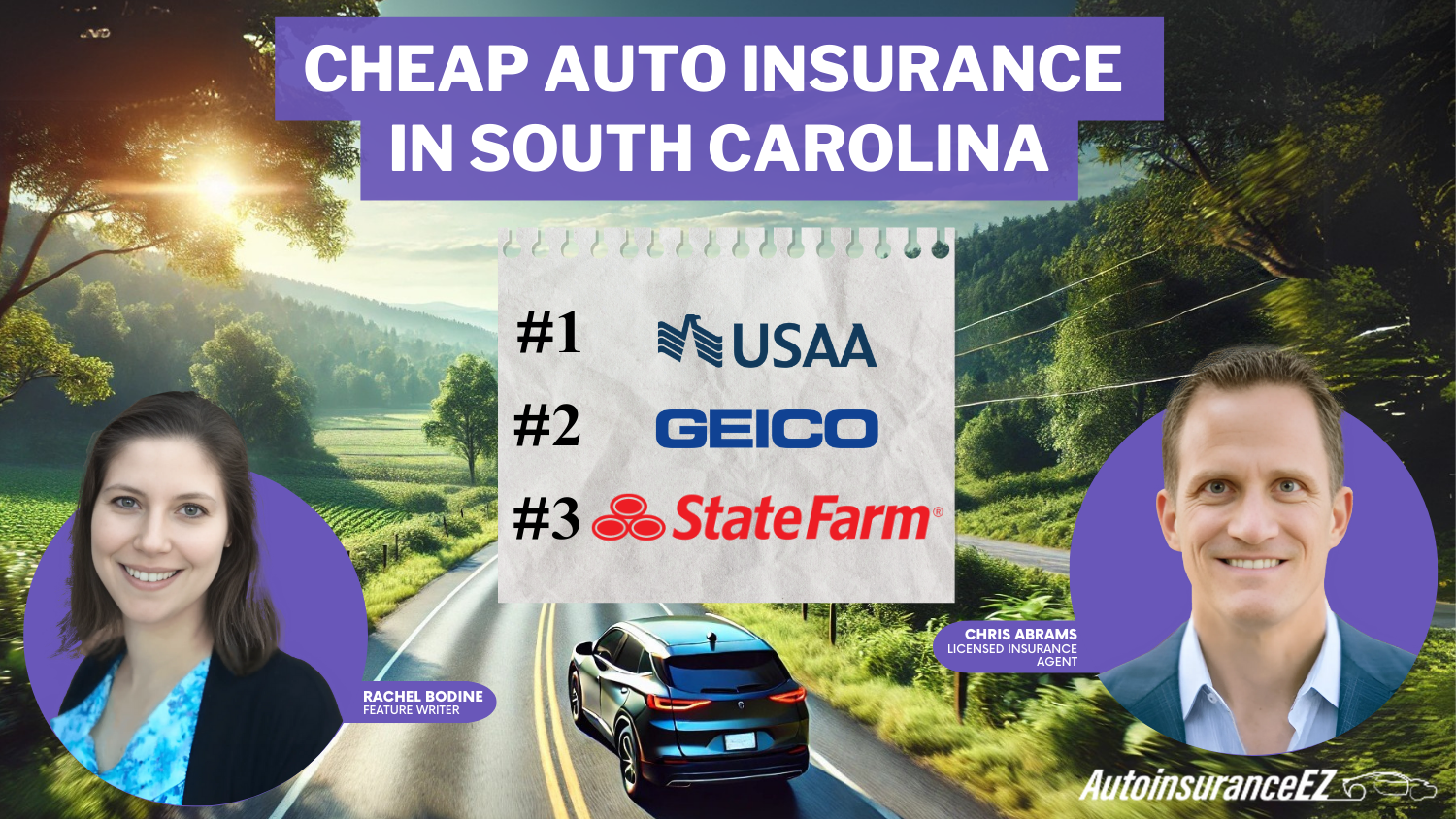 USAA, Geico, and State Farm: Cheap Auto Insurance in South Carolina